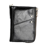 3533 Antimagnetic RFID Top-grain Leather Crazy Horse Texture Men Business Leisure Wallet